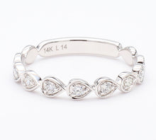 Load image into Gallery viewer, Forever Seven Diamond Knot Wedding Band
